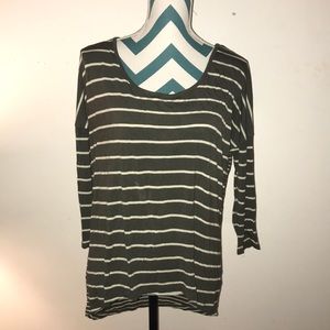 Striped High low top